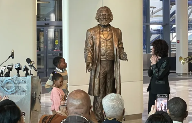 Frederick Douglass Statue Unveiled At Rochester Airport - The ...