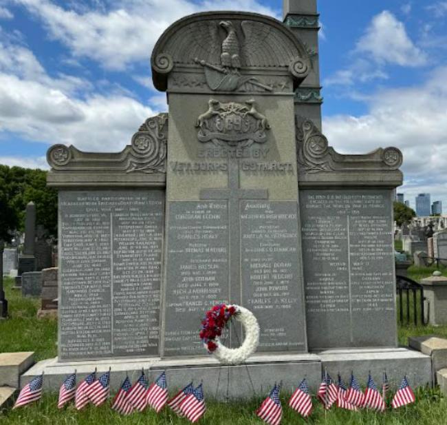 The Irish Fighting 69th Monument at Calvary Cemetery in Queens - The ...